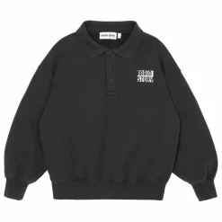 Sweat Polo Coton Bio | Noir