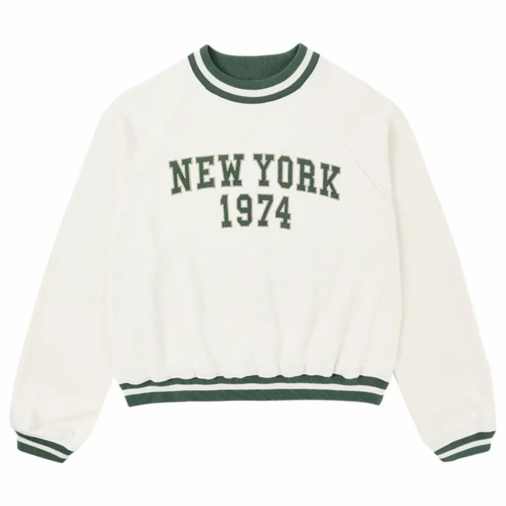Sweat Raglan New York | Ecru