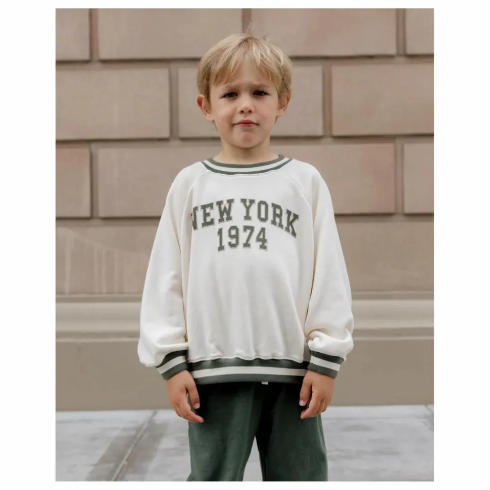 Sweat Raglan New York Mini | Ecru
