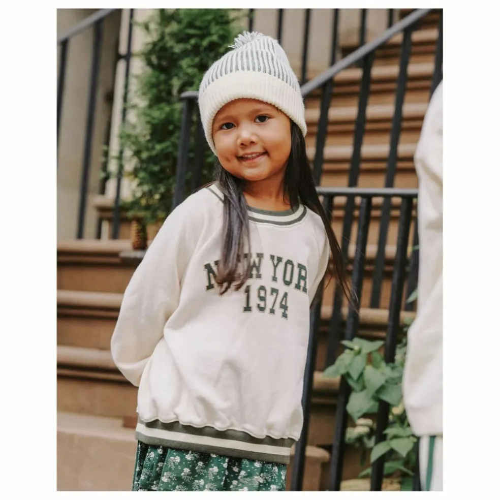 Sweat Raglan New York Mini | Ecru