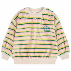 Sweat Rayé | Beige