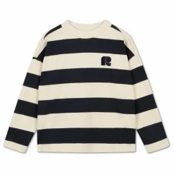 Sweat Rayé Coton Bio | Beige