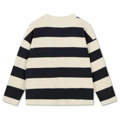Sweat Rayé Coton Bio | Beige