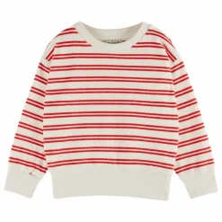 Sweat Rayure | Rouge