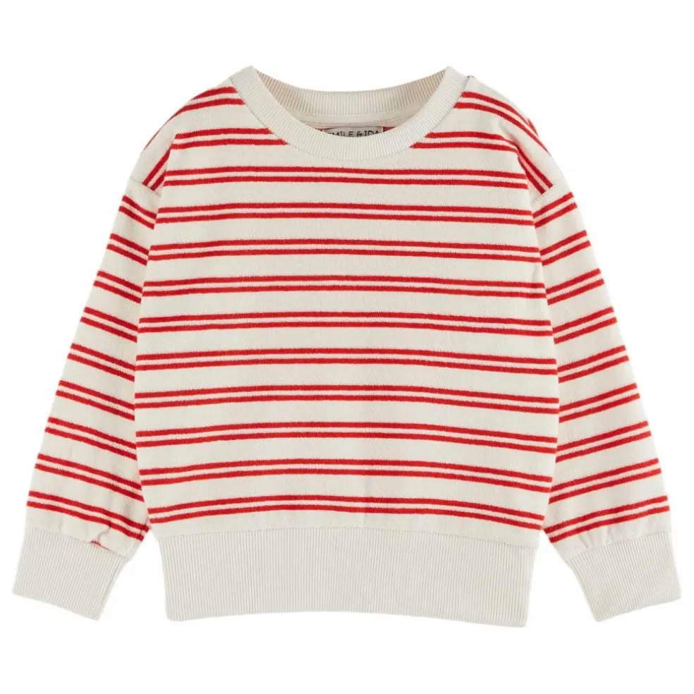 Sweat Rayure | Rouge