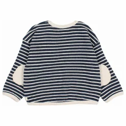 Sweat Rayures Soft | Bleu marine