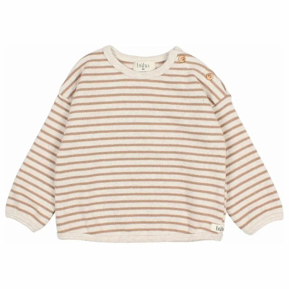Sweat Rayures Soft | Ivoire