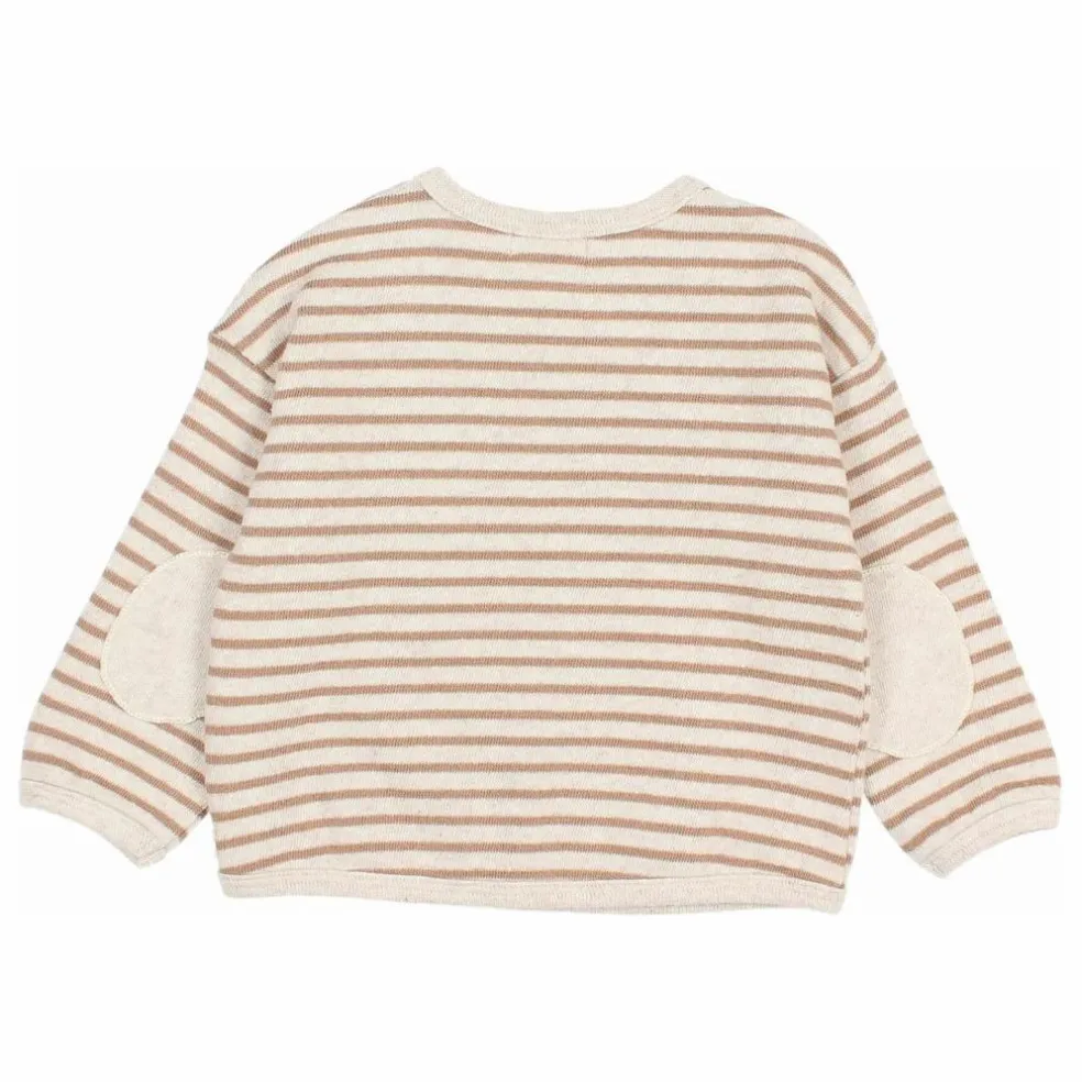 Sweat Rayures Soft | Ivoire