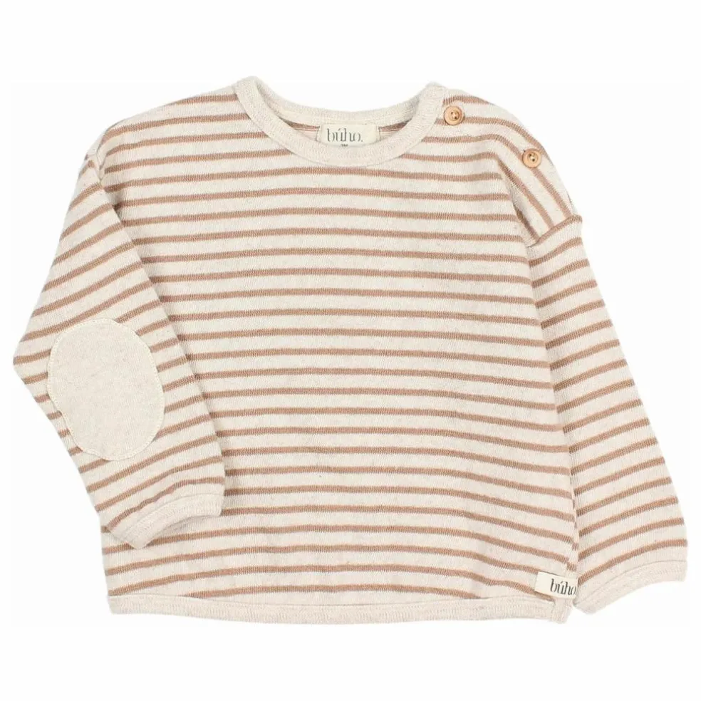 Sweat Rayures Soft | Ivoire
