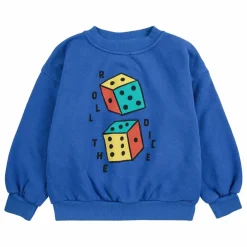 Sweat Roll The Dice Coton Bio | Bleu roi