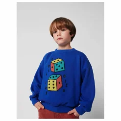 Sweat Roll The Dice Coton Bio | Bleu roi