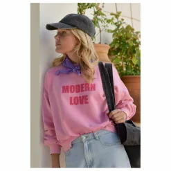 Sweat Romy Modern Love Coton Bio - Collection Femme | Rose