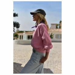 Sweat Romy Modern Love Coton Bio - Collection Femme | Rose