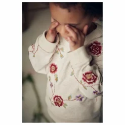 Sweat Rosalia Brodé | Ecru