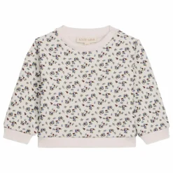 Sweat Rosalia Fleuri Coton Bio | Crème