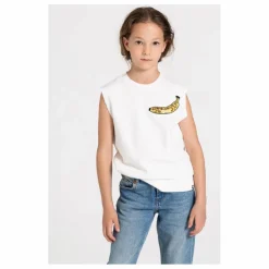 Sweat Sans Manches Clem Coton Bio | Blanc cassé