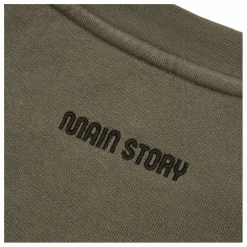 Sweat Sans Manches Logo Coton Bio | Marron