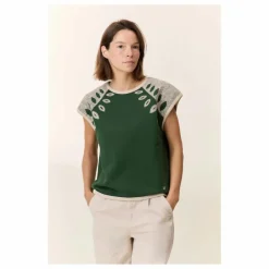 Sweat Sans Manches Sirop Leaf Coton Bio | Vert