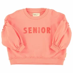 Sweat Senior Coton Bio | Rose pêche
