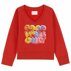 Sweat Shavi Only Coton Bio | Rouge