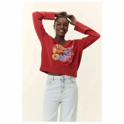 Sweat Shavi Only Coton Bio | Rouge