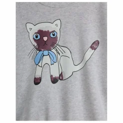 Sweat Siamese Coton Bio | Gris chiné