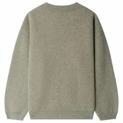 Sweat Tonino Molleton Coton Bio | Gris chiné