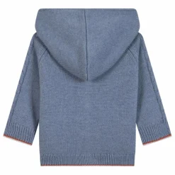 Sweat Torsades Laine | Bleu gris