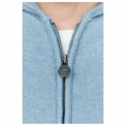 Sweat Torsades Laine | Bleu chiné