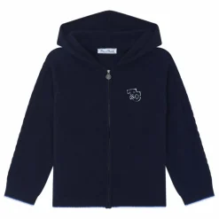 Sweat Torsades Laine | Bleu marine