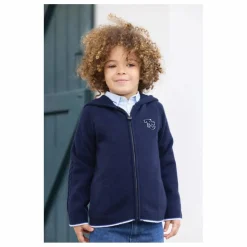 Sweat Torsades Laine | Bleu marine