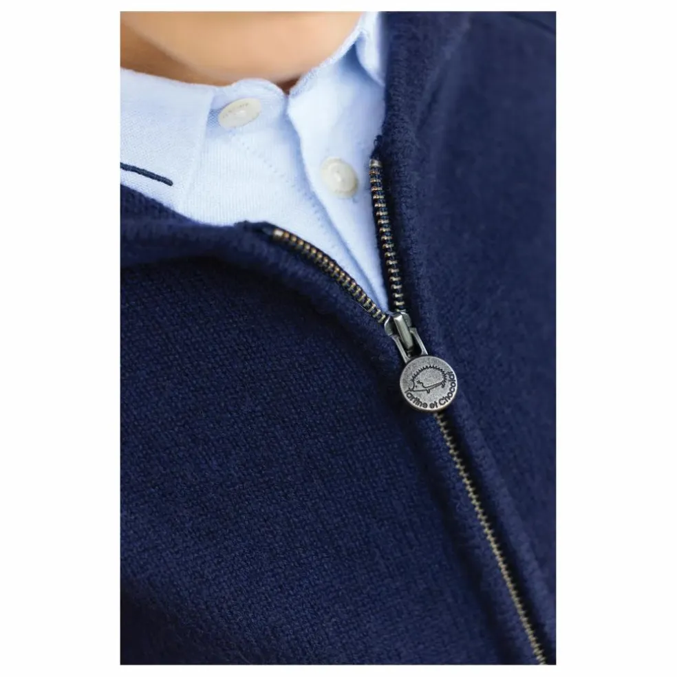 Sweat Torsades Laine | Bleu marine