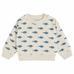 Sweat Tortue Eponge | Ecru