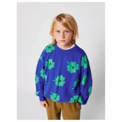 Sweat Trèfles Coton Bio | Bleu