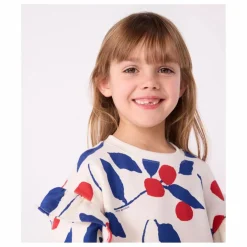 Sweat Volants Feuilles | Ecru