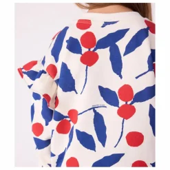 Sweat Volants Feuilles | Ecru