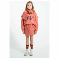 Sweat Volants Groupie Coton Bio | Corail
