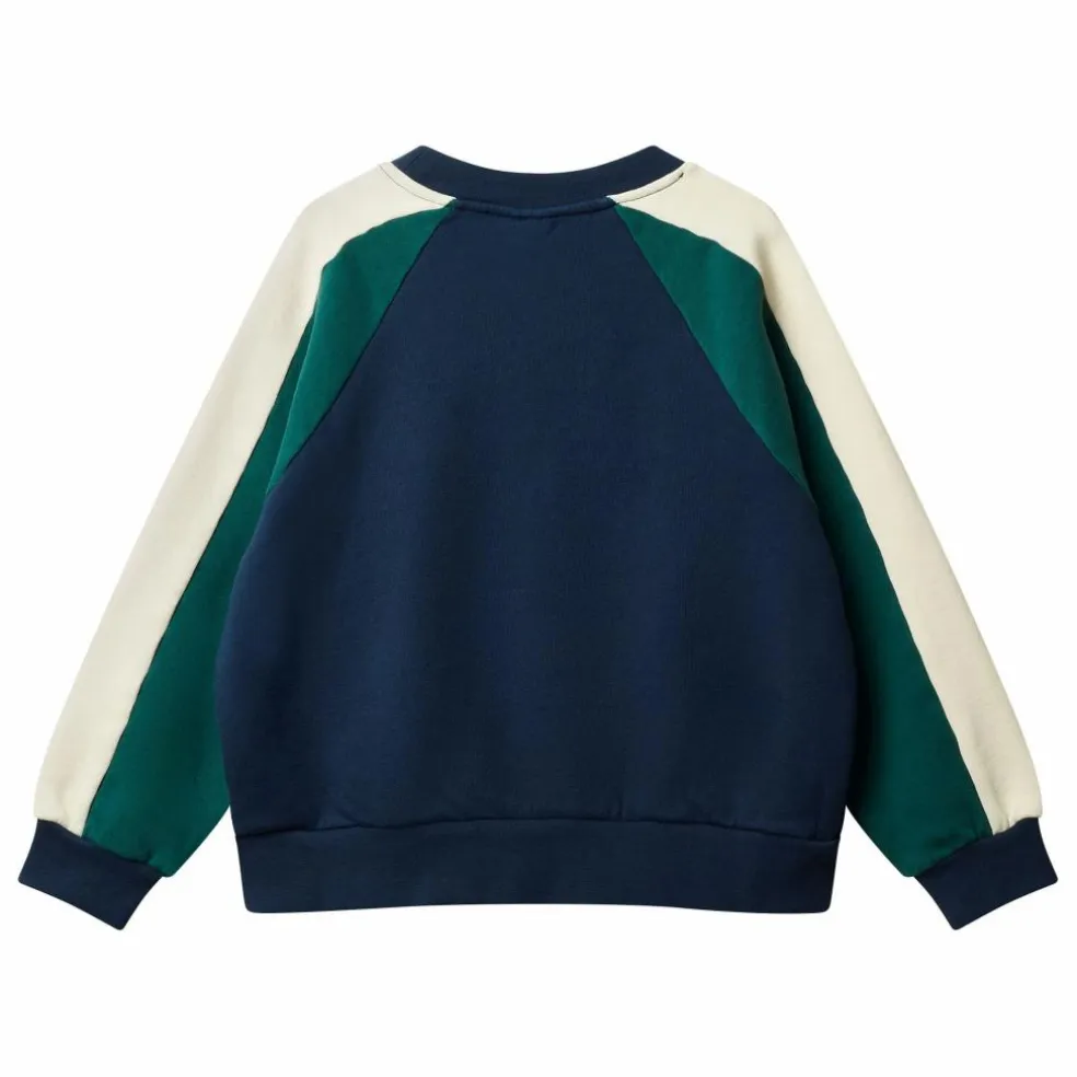 Sweat Wynk Panel Coton Bio | Bleu marine
