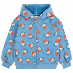 Sweat Zippé Bobo Coton Bio | Bleu