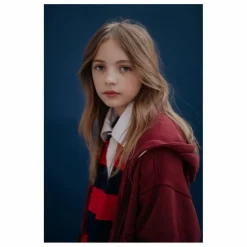 Sweat Zippé Coton Bio | Bordeaux