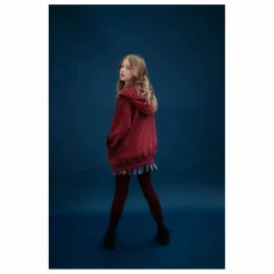 Sweat Zippé Coton Bio | Bordeaux