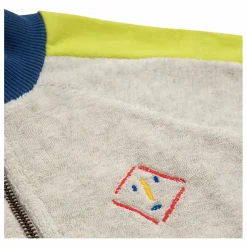 Sweat Zippé Coton Bio Eponge Shadow | Gris