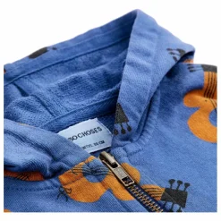 Sweat Zippé Coton Bio Guitares Bébé | Bleu