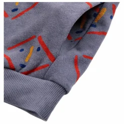 Sweat Zippé Coton Bio Visages | Gris anthracite