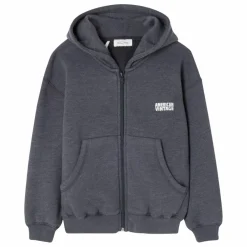 Sweat Zippé Doven | Gris anthracite chiné