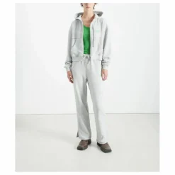 Sweat Zippé Evona | Gris chiné clair