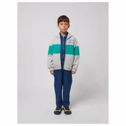 Sweat Zippé Joy Coton Bio | Gris chiné