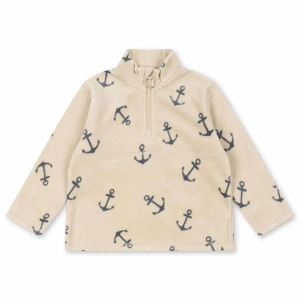 Sweat Zippé Polaire Tavi Arches Fibres Recyclées | Beige