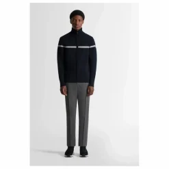 Sweat Zippé Wengen Fiz II Laine Mérinos | Bleu marine