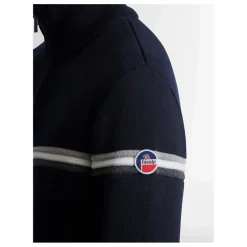 Sweat Zippé Wengen Fiz II Laine Mérinos | Bleu marine
